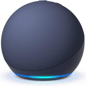 Echo Dot (Newest gen) | Big vibrant sound Wi-Fi and Bluetooth smart speaker with Alexa | Deep Sea Blue
