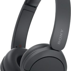 Sony WH-CH520 Wireless Bluetooth On-Ear Headphones, Lightweight Design, Up to 50hr Battery Life, Quick Charge, EQ, Clear Call Quality, iOS & Android - Black